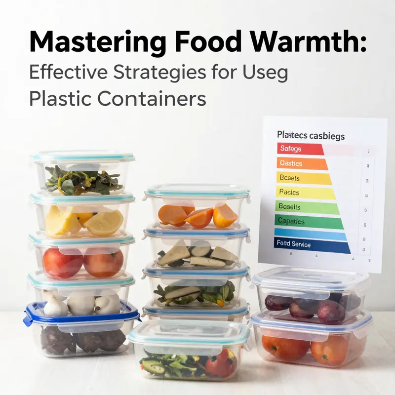 Effective insulation methods ensure food stays warm in plastic containers.