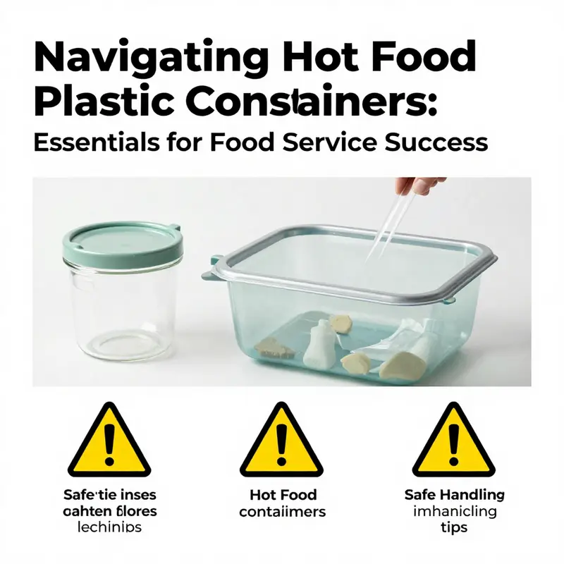 Diverse types of hot food plastic containers available for food service operations.