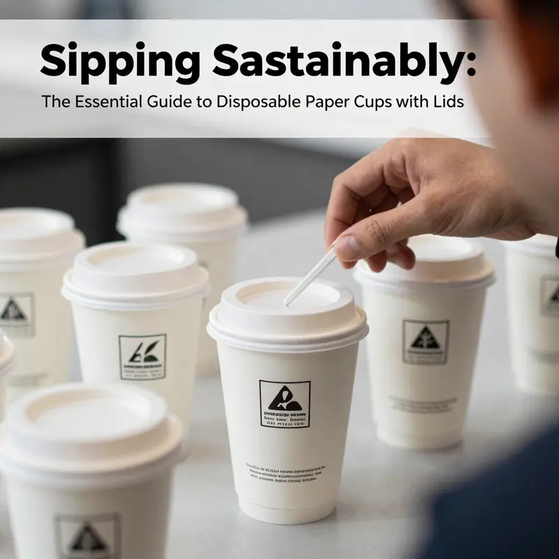 Current market trends reflect the growing popularity of disposable paper cups with lids in cafes and beverage businesses.