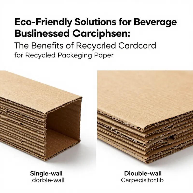 Comparing single-wall and double-wall corrugated cardboard for various packaging needs in the beverage industry.