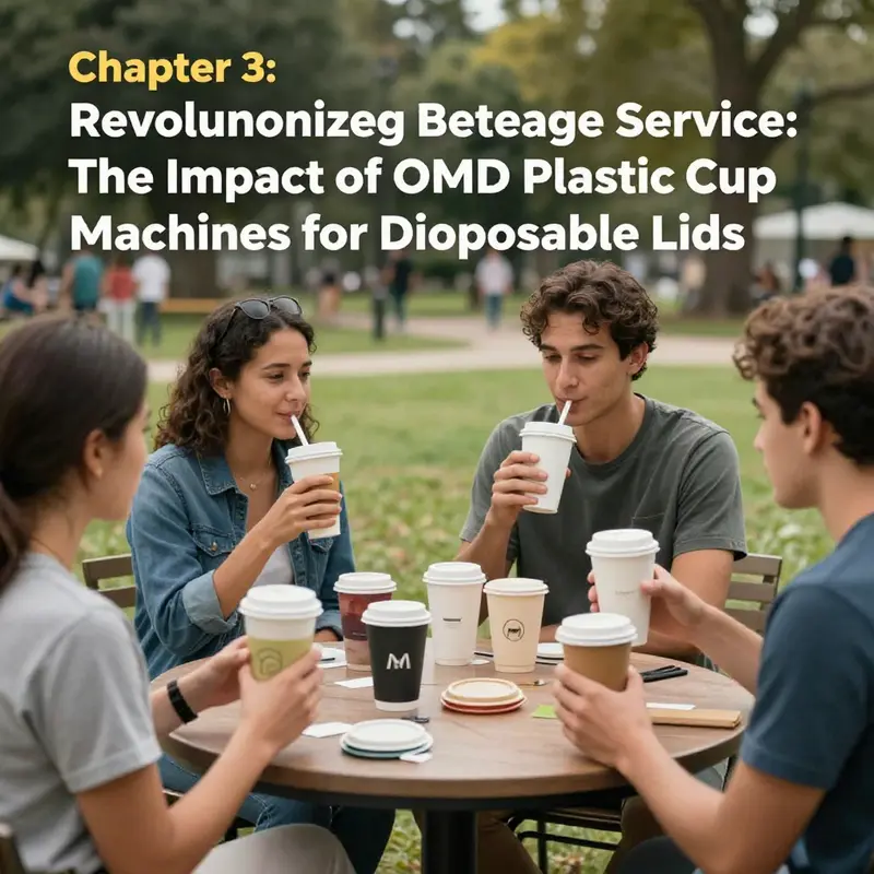 A state-of-the-art OEM plastic cup machine showcasing advanced automation for seamless lid production.