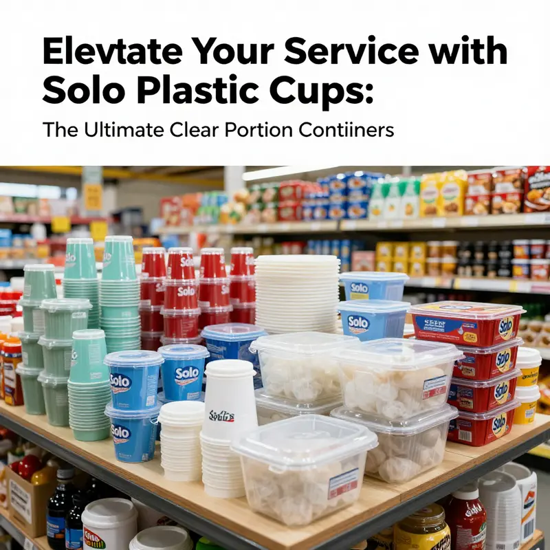 Showcasing the key features of Solo clear portion containers, highlighting their transparency and stackable design.