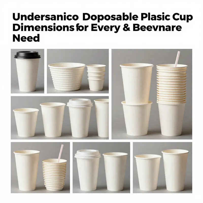 Small 8 oz cups perfect for various drinks including water and coffee, showcasing their versatility.
