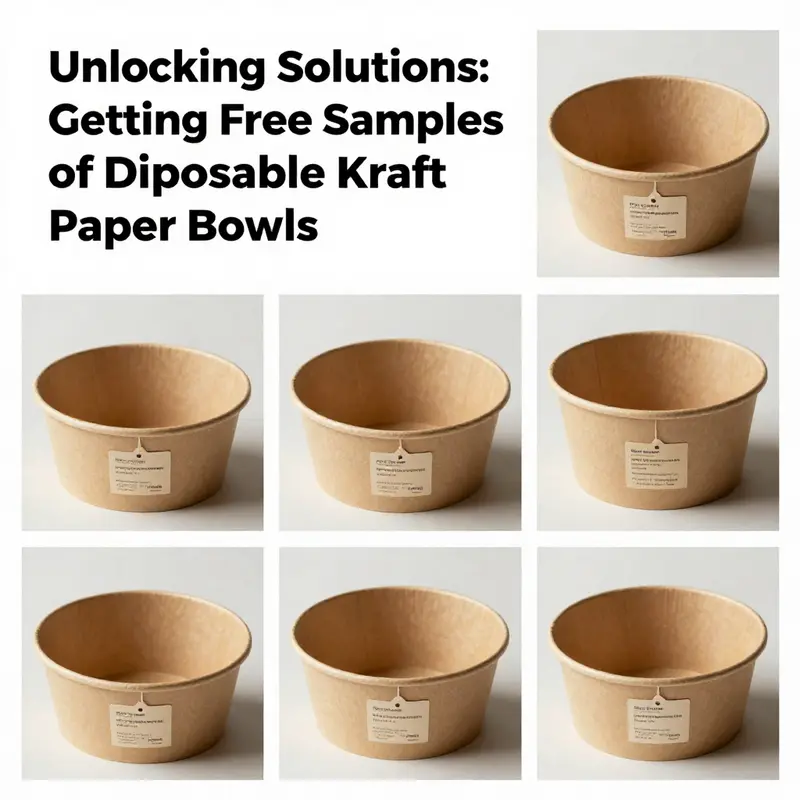 Showcasing diverse offerings from suppliers of disposable kraft paper bowls.