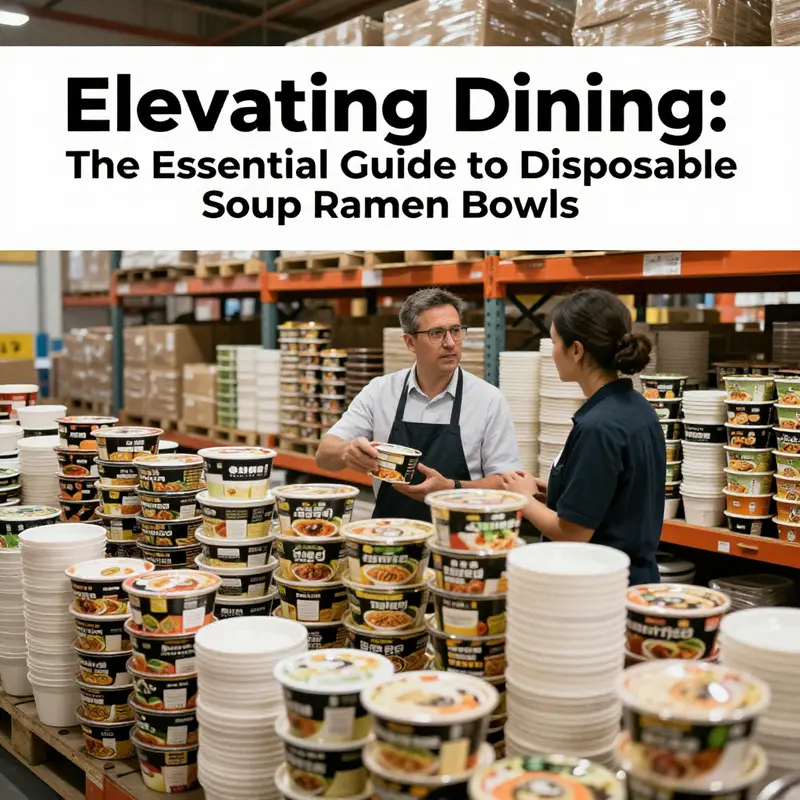 Diverse eco-friendly ramen bowl options showcasing their sustainable materials.