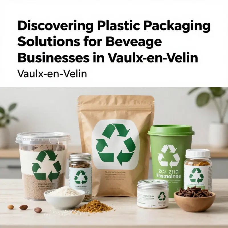 Shops in Vaulx-en-Velin providing diverse plastic food packaging options to local businesses.