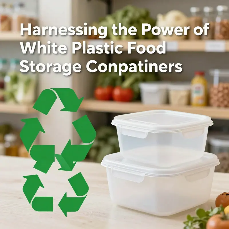 Well-organized white plastic food storage containers utilized in a beverage shop.
