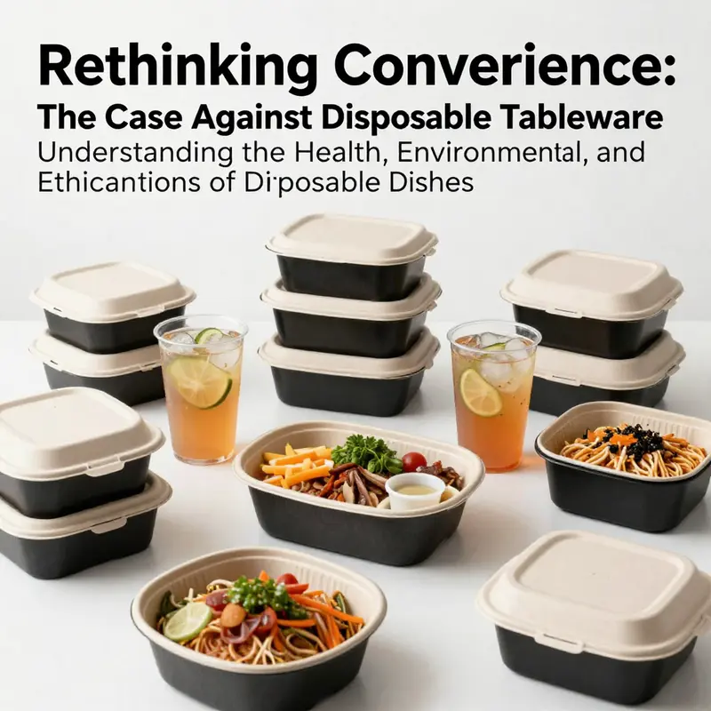 A colorful spread of food and beverages served in sustainable, reusable containers, promoting eco-friendly dining.