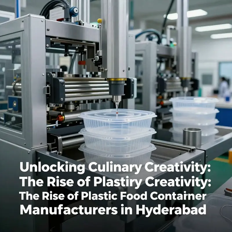 Overview of the plastic food container manufacturing landscape in Hyderabad.