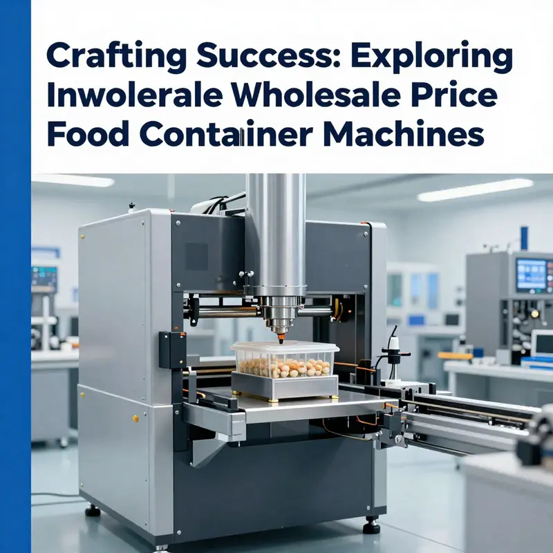 An overview of different food container machines used in the manufacturing process, showcasing innovation in food-grade packaging.