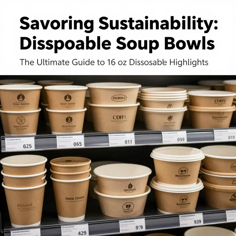 Showcasing the materials and versatile designs of 16 oz disposable soup bowls.