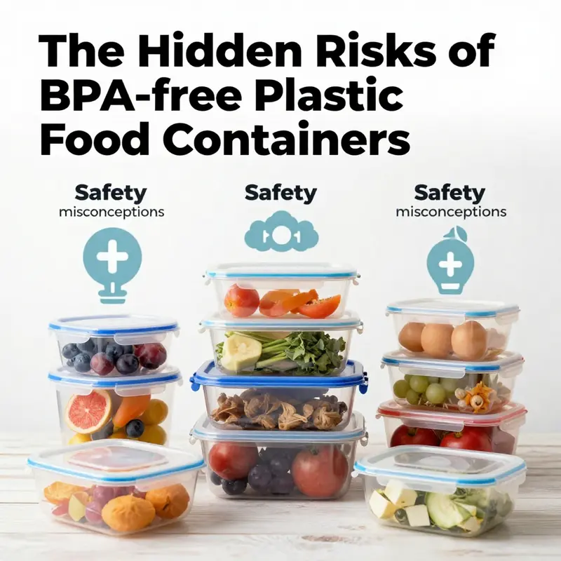 Assessing the safety of BPA-free containers amidst prevalent health misconceptions.