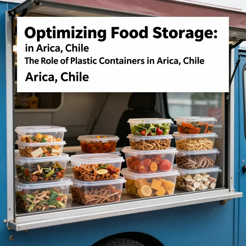 A variety of food-grade plastic containers, emphasizing safety and quality in food storage.