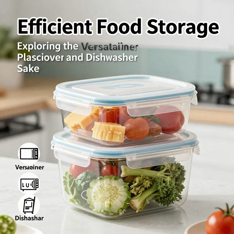 The Versatainer constructed from durable polypropylene showcases its quality and design.