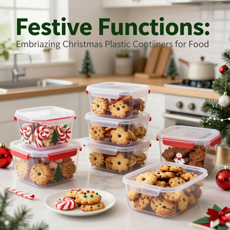 The versatility of Christmas plastic containers enhances your holiday food storage and gifting experiences.