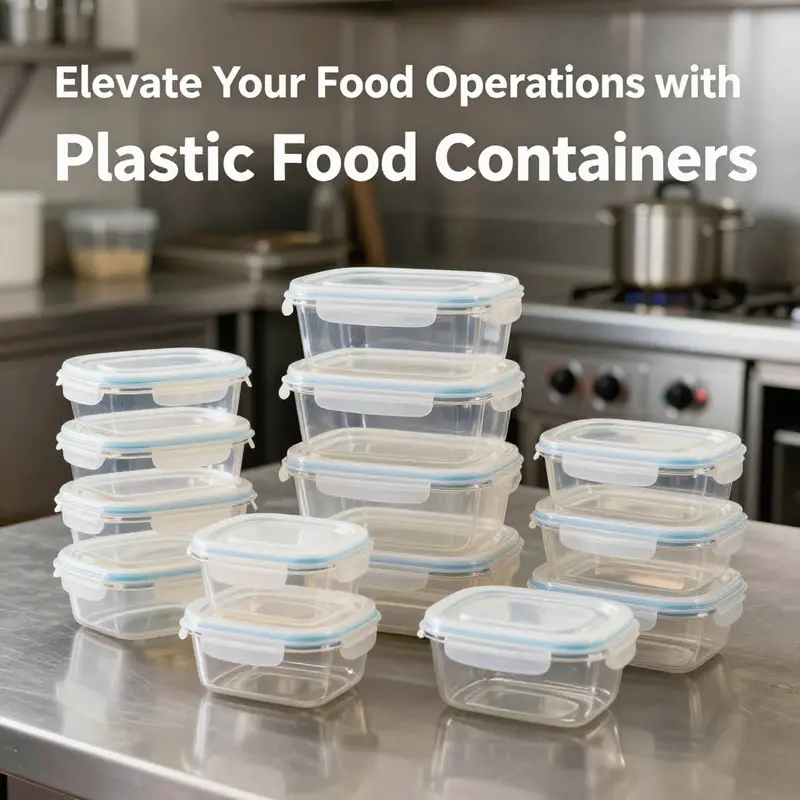 Showing the durable construction of Snapware Airtight Plastic Food Containers, perfect for food service.