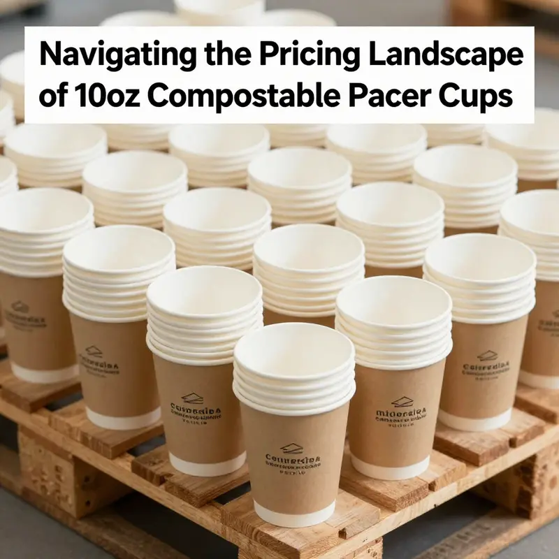A large bulk order of biodegradable paper cups, ideal for high-volume buyers.