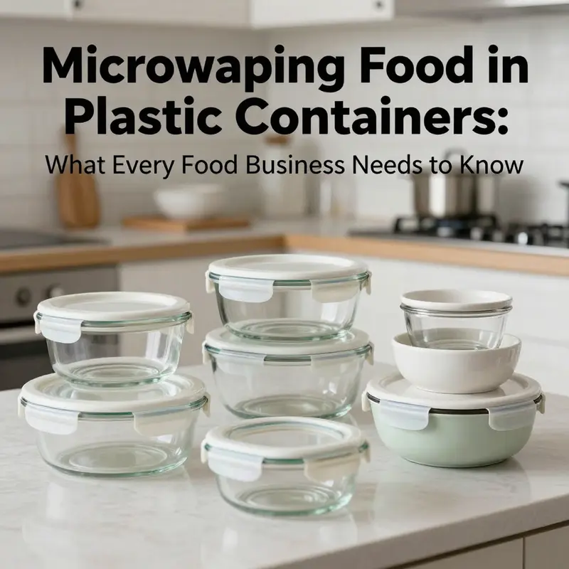 Understanding the safety of plastic containers in microwaving food.