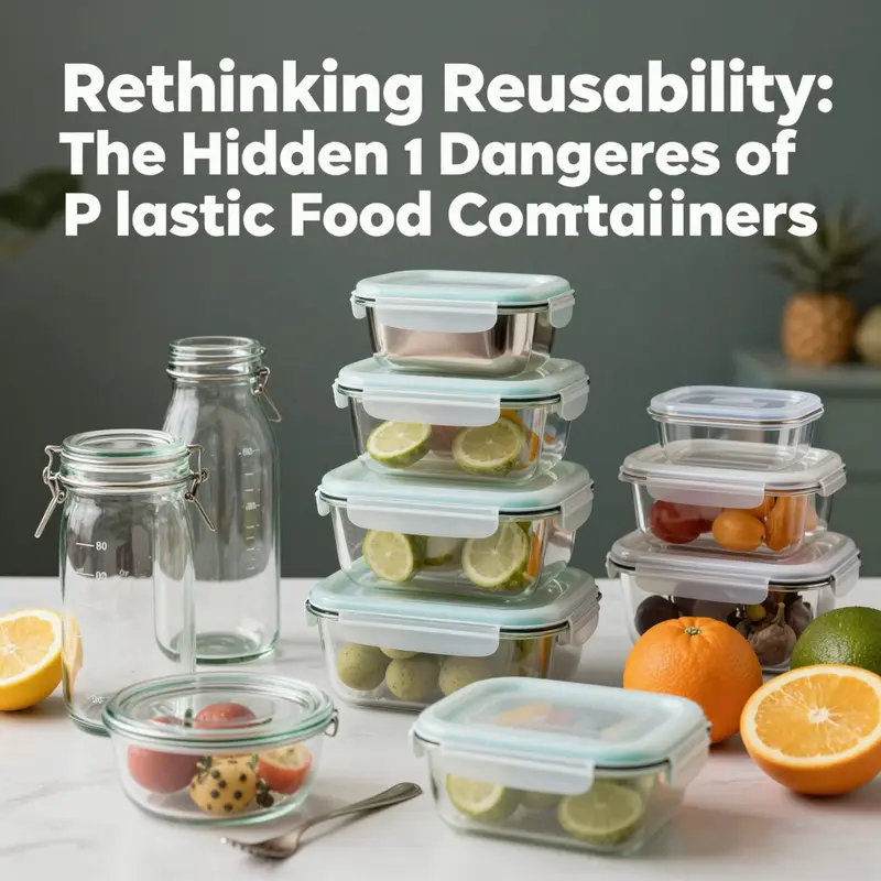 Examining the wear and potential hazards of reusing plastic food containers.