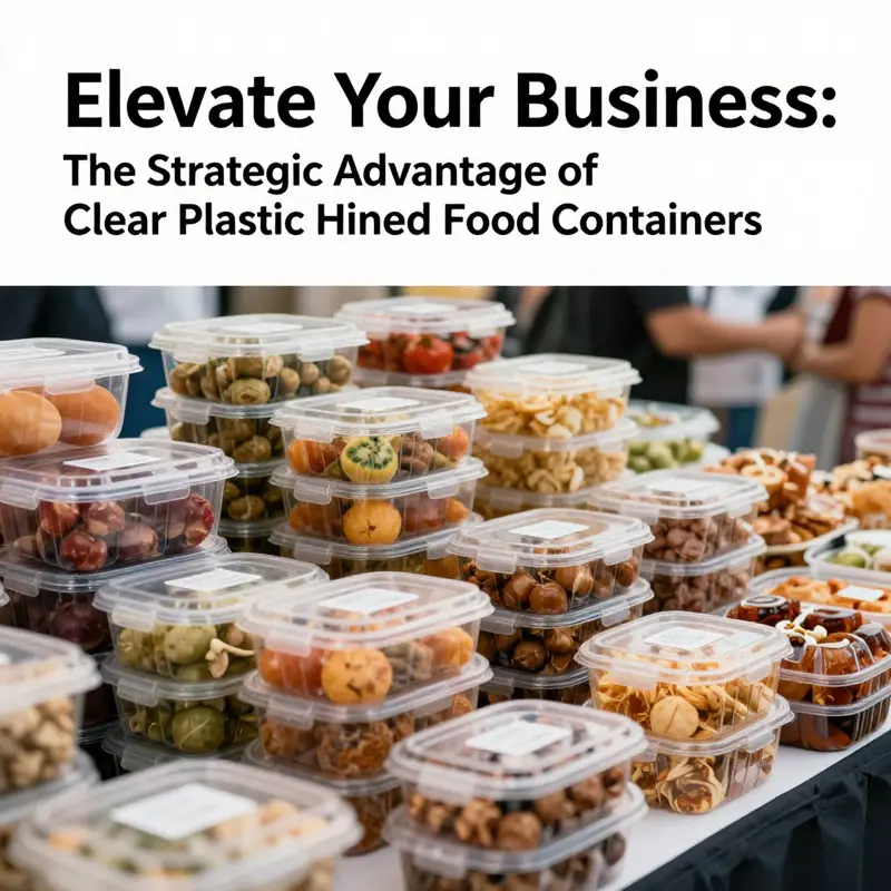 Advanced manufacturing process for clear plastic hinged food containers.