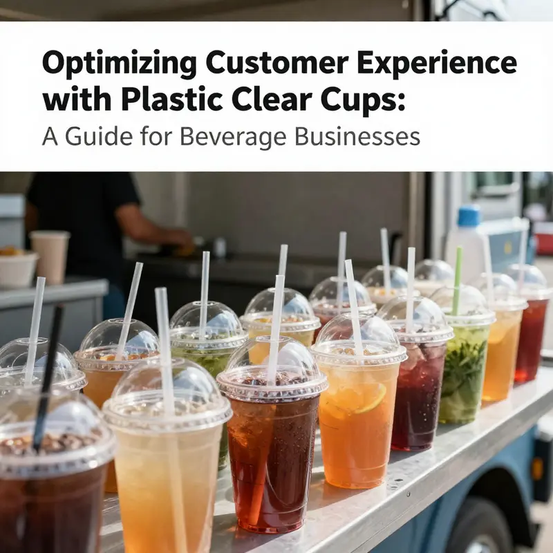 Different materials used in plastic clear cups highlight both aesthetic appeal and eco-friendliness.