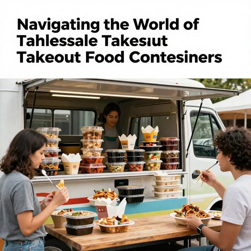 A diverse selection of takeout food containers showcasing various materials suitable for wholesale.