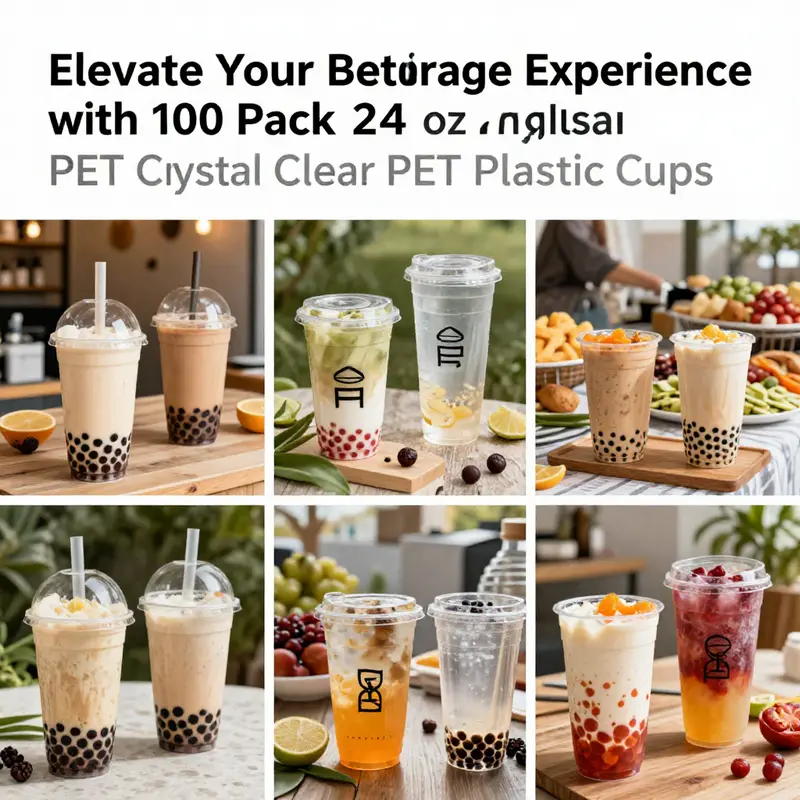 A detailed look at the molecular structure of PET used in crystal clear cups.