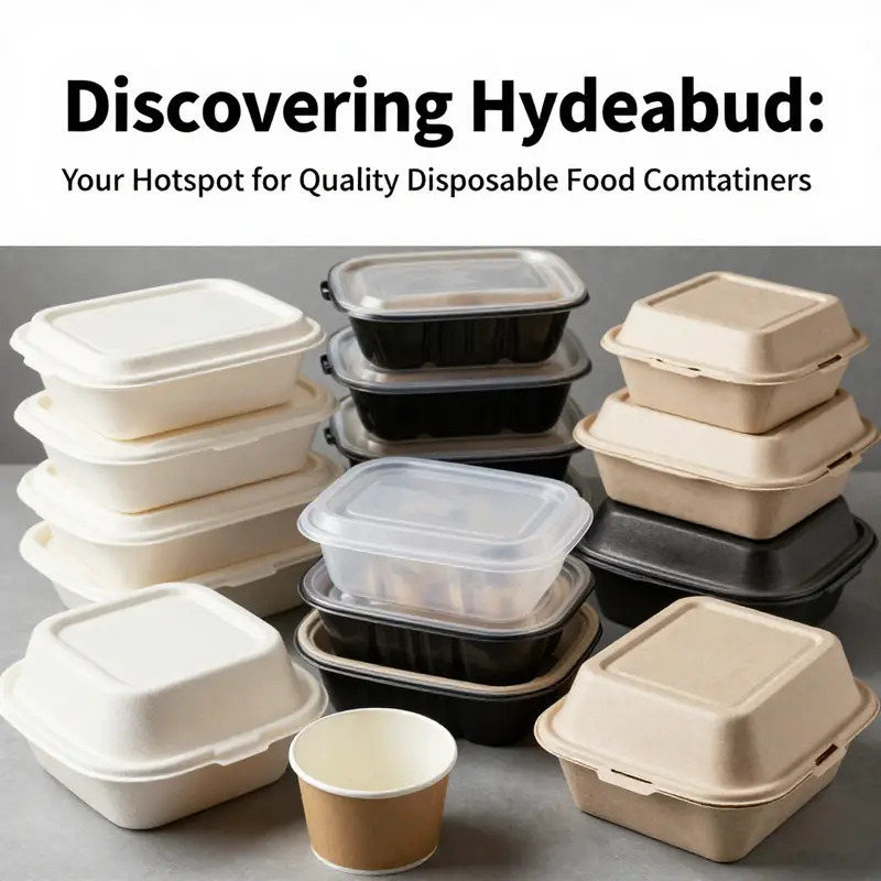Manufacturing facility in Hyderabad focusing on environmentally friendly disposable food packaging.