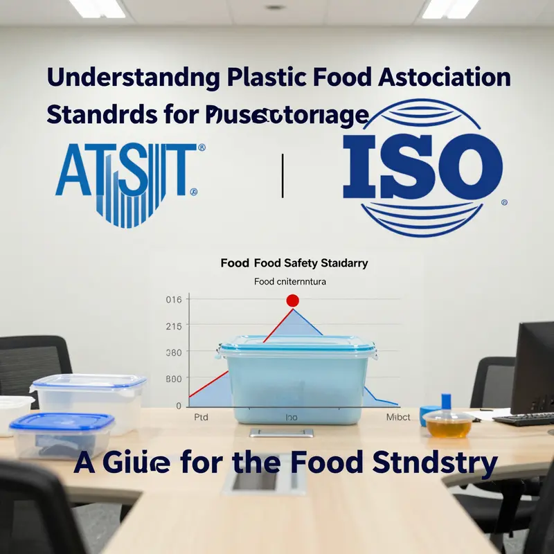 A range of FDA-compliant food-grade plastic containers demonstrating safety certification.