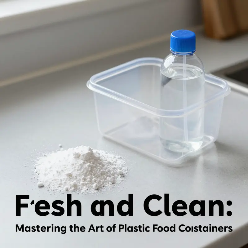 Thorough cleaning is the first step to deodorizing plastic food containers in food service.