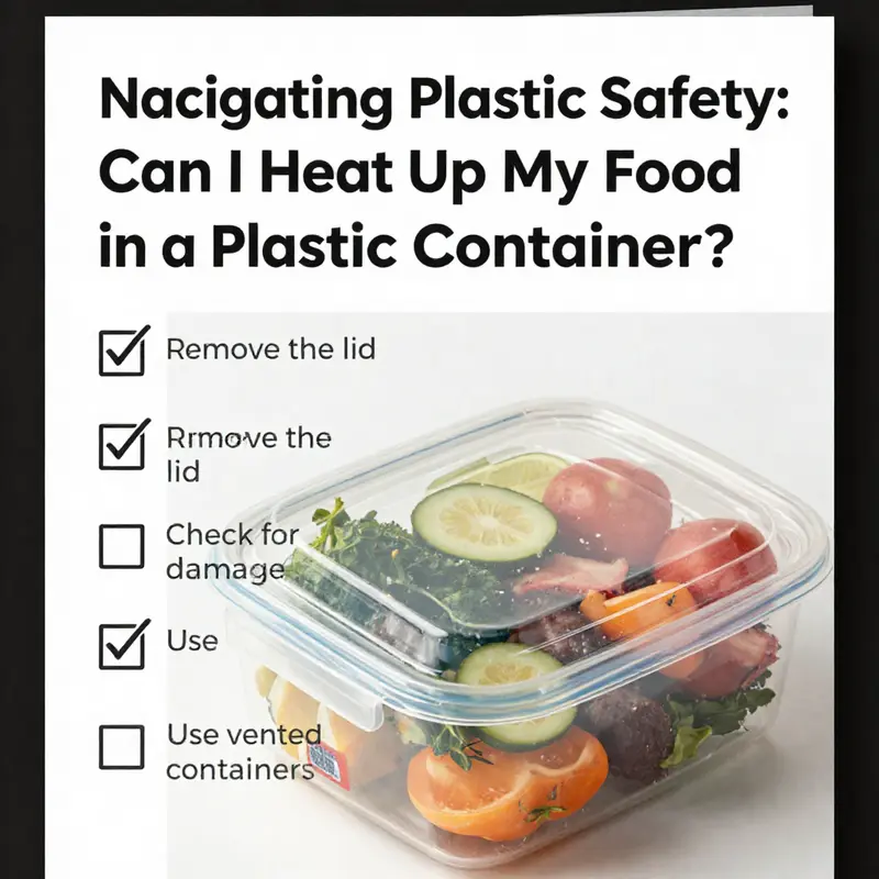 Understanding which plastic containers are safe to use in the microwave.