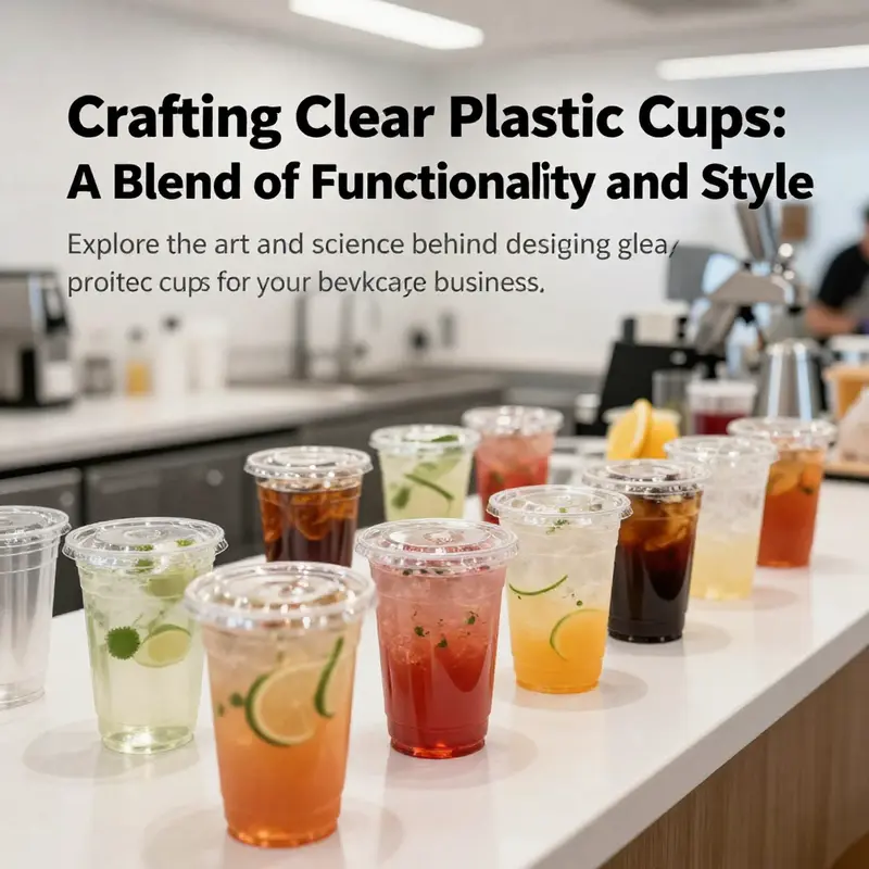 A visually appealing beverage display featuring a variety of colorful drinks in clear plastic cups, inviting customers to indulge.