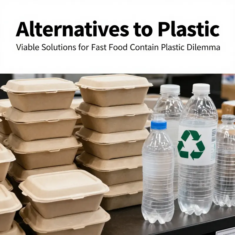 A variety of fast food containers made from durable plastic materials that exemplify versatility in food service.