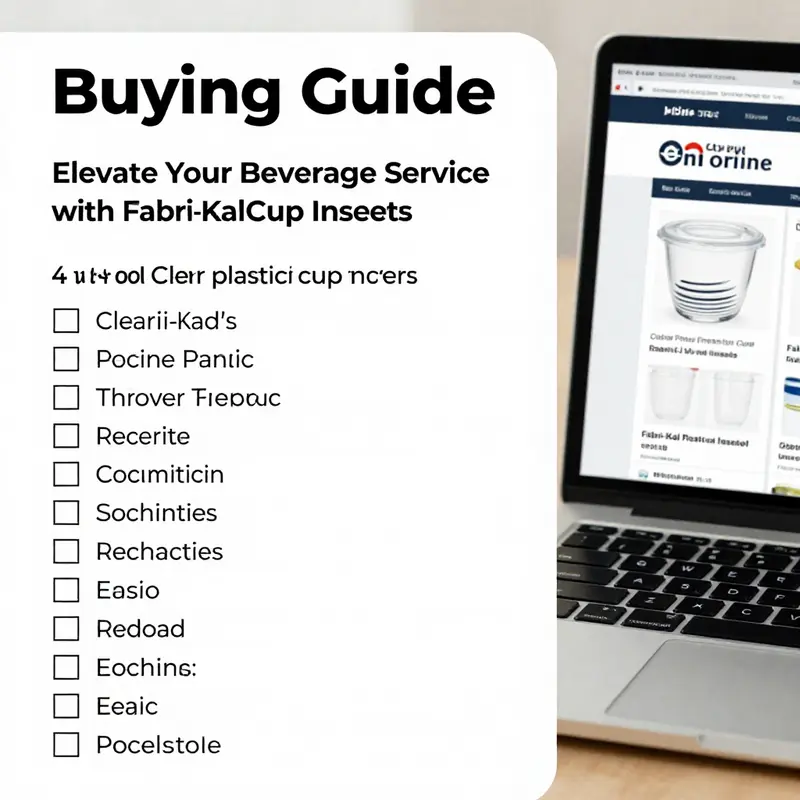 The 4 oz Fabri-Kal cup insert displayed with compatible cup options, emphasizing its versatility.