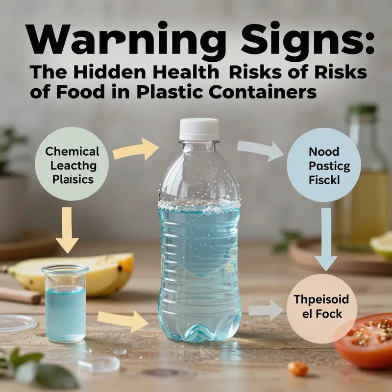 Exploring the potential health risks associated with food stored in plastic containers.