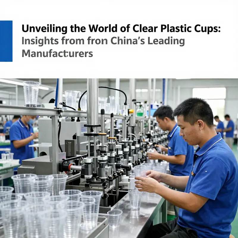 An inside look at a manufacturing facility specializing in clear plastic cups.