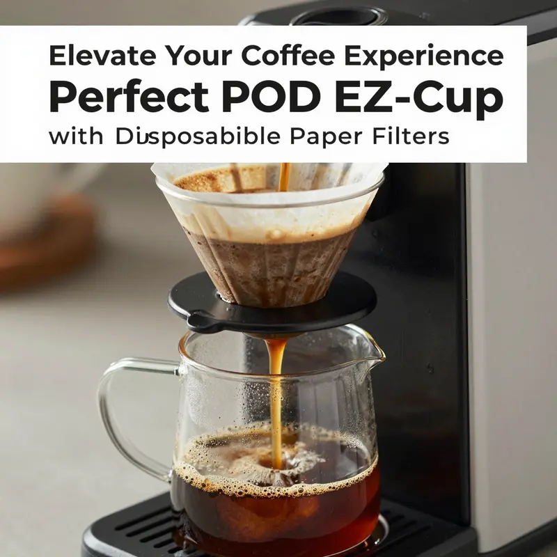 Perfect POD EZ-Cup Disposable Paper Filters demonstrate their designed features with an emphasis on functionality and quality.