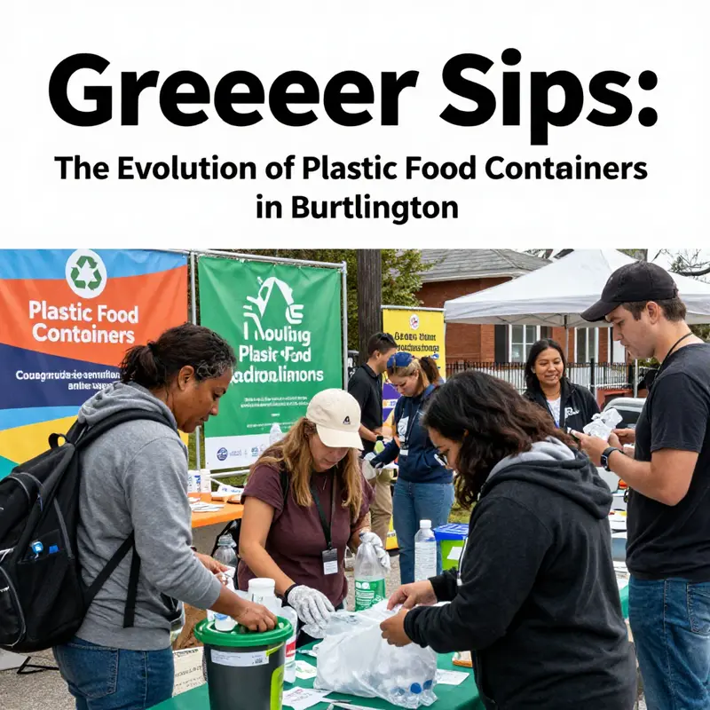 Beverage shops in Burlington prioritize eco-friendly practices in their container choices.