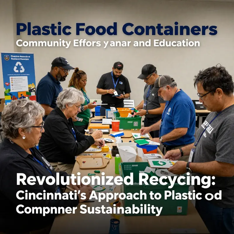 Innovative practices at Cincinnati’s recycling hub focus on sustainable management of plastic food containers.