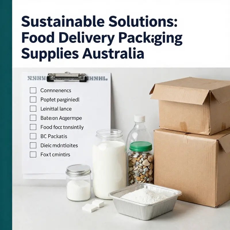 An assortment of eco-friendly food packaging options showcasing sustainability in food delivery.