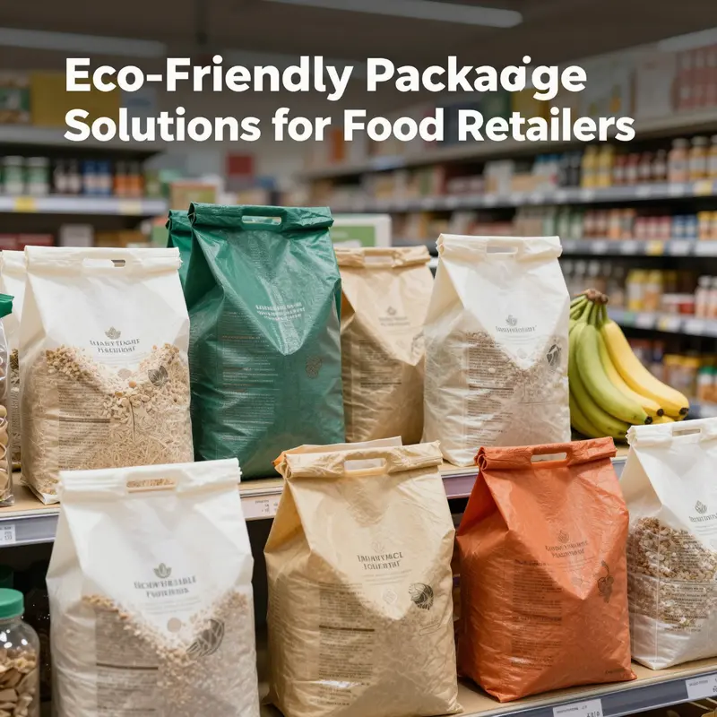 Innovative compostable bags made from plant-based materials, showcasing their potential as alternatives to plastic.