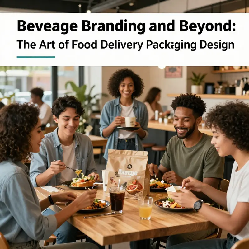 Eye-catching bubble tea packaging that showcases the importance of aesthetics in food delivery design.