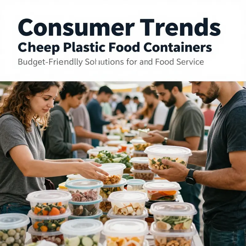 Innovative marketing strategies utilizing low-cost plastic food containers to attract customers.