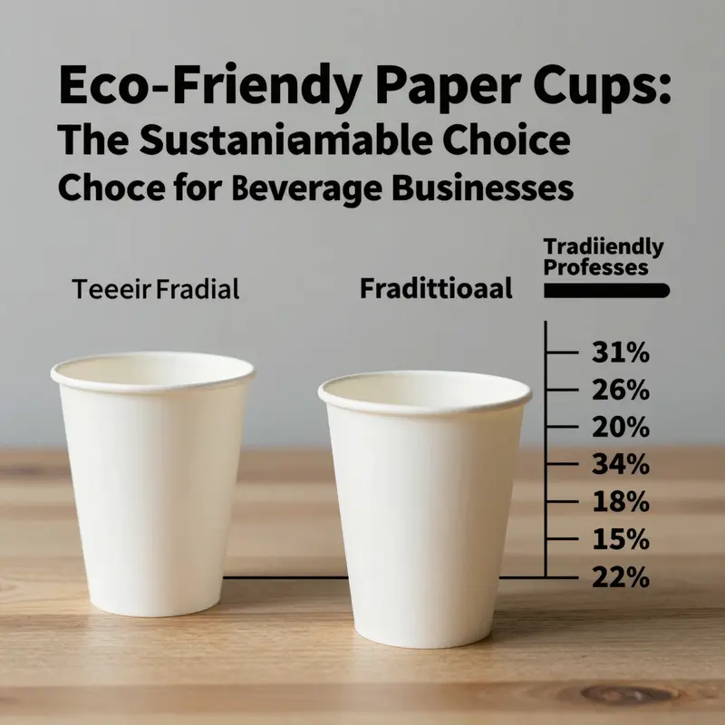 Manufacturing phase highlighting the materials and structures of eco-friendly paper cups.