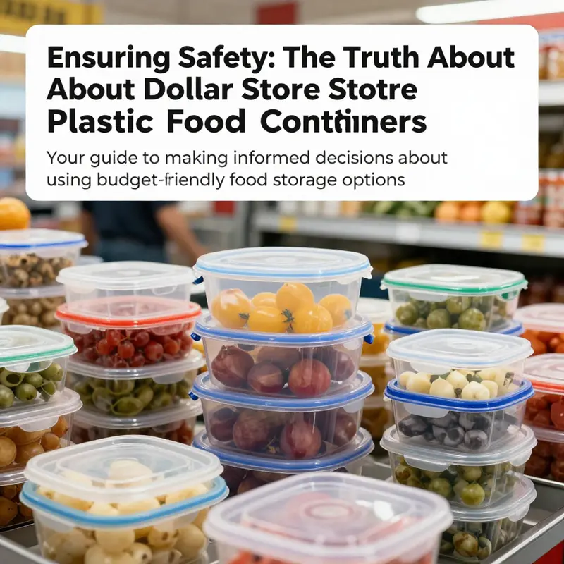 Dollar store plastic containers showcased in a busy food service environment, highlighting usability.