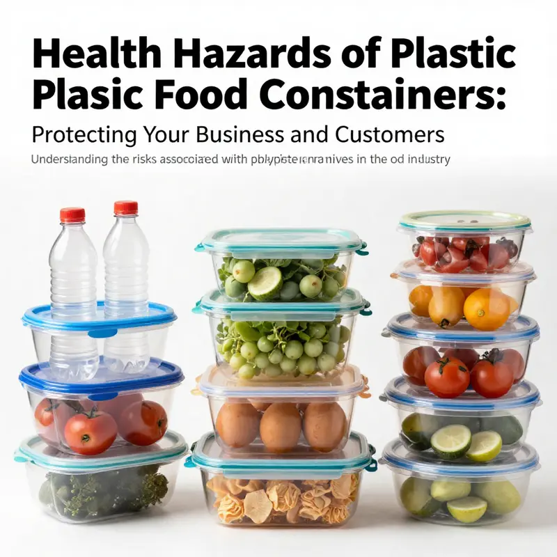 Cover image illustrating the contrast between plastic food containers and eco-friendly packaging options.