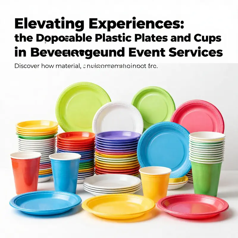 A colorful assortment of various disposable plastic plates and cups arranged in an engaging display.