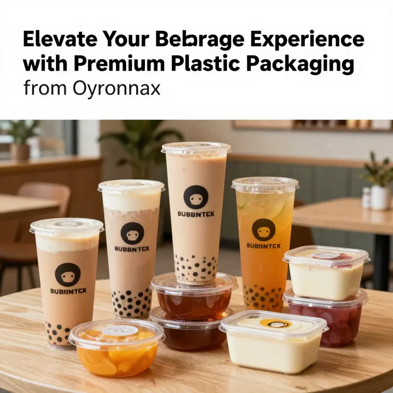 A colorful array of various food containers displayed against the backdrop of a contemporary dining environment, representing the creativity in packaging.