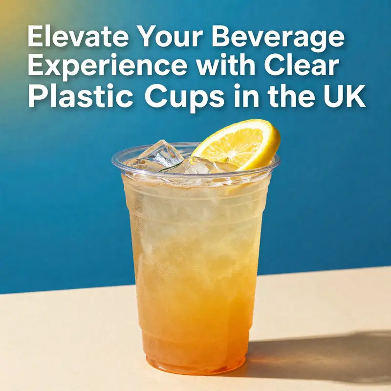 A colorful drink in a clear plastic cup, showcasing the appeal of solo clear plastic cups.