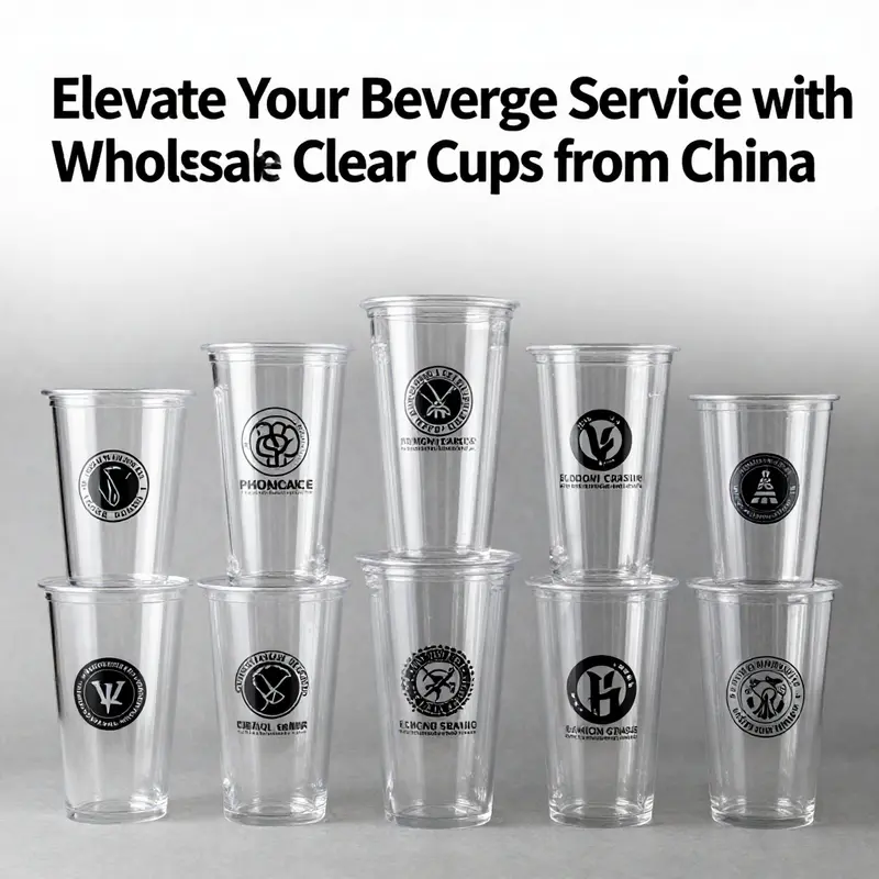 The meticulous manufacturing process of wholesale clear plastic cups in a bustling Chinese factory.